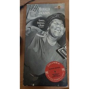 Mahalia Jackson Gospels Spirituals Hymns two cassettes Booklet tract EMPTY box